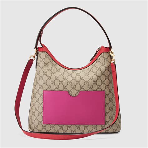 gucci embroidered hobo bag supreme|Gucci hobo bag with tassels.